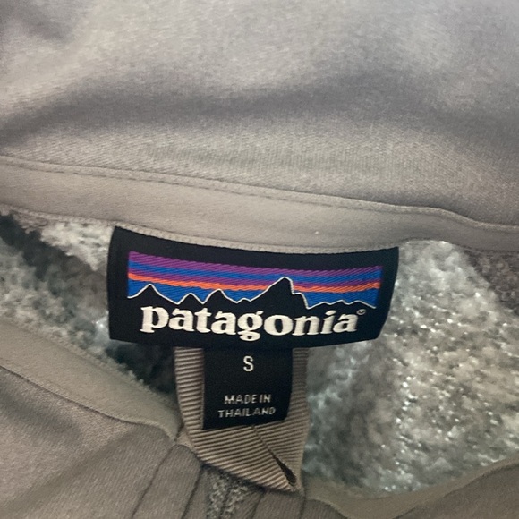 Patagonia Women's Better Sweater 1/4 Zip Gray Sz S - Picture 5 of 6